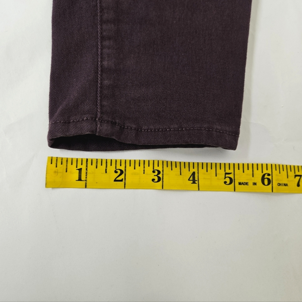 PAIGE Verdugo Low Rise Ankle Jeans in Vamp Red Size 28 NWT - Picture 15 of 15